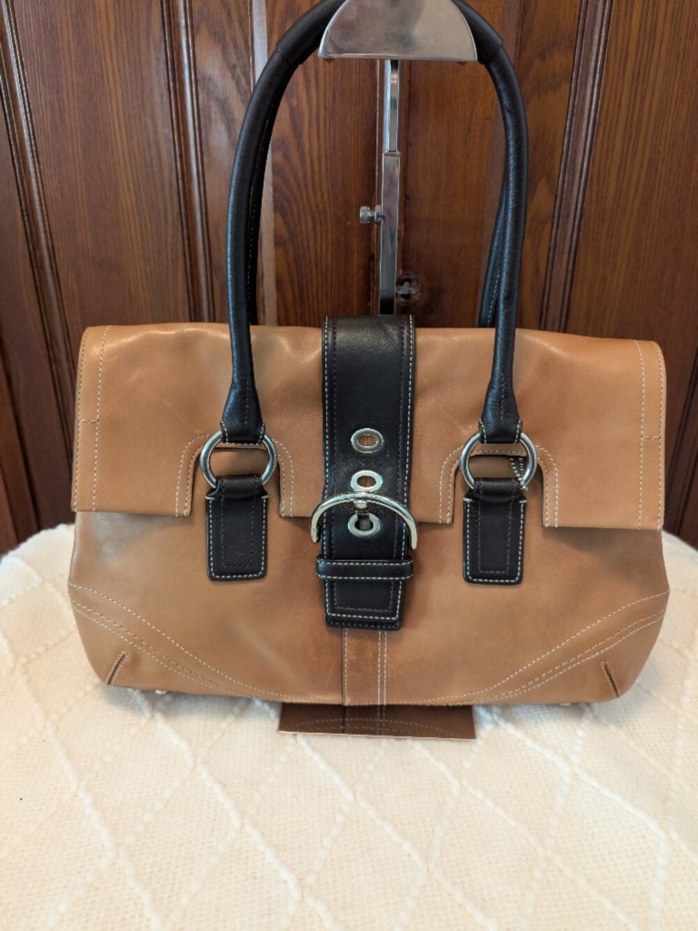Coach Vintage Soho Hamptons Brown Two Tone bag